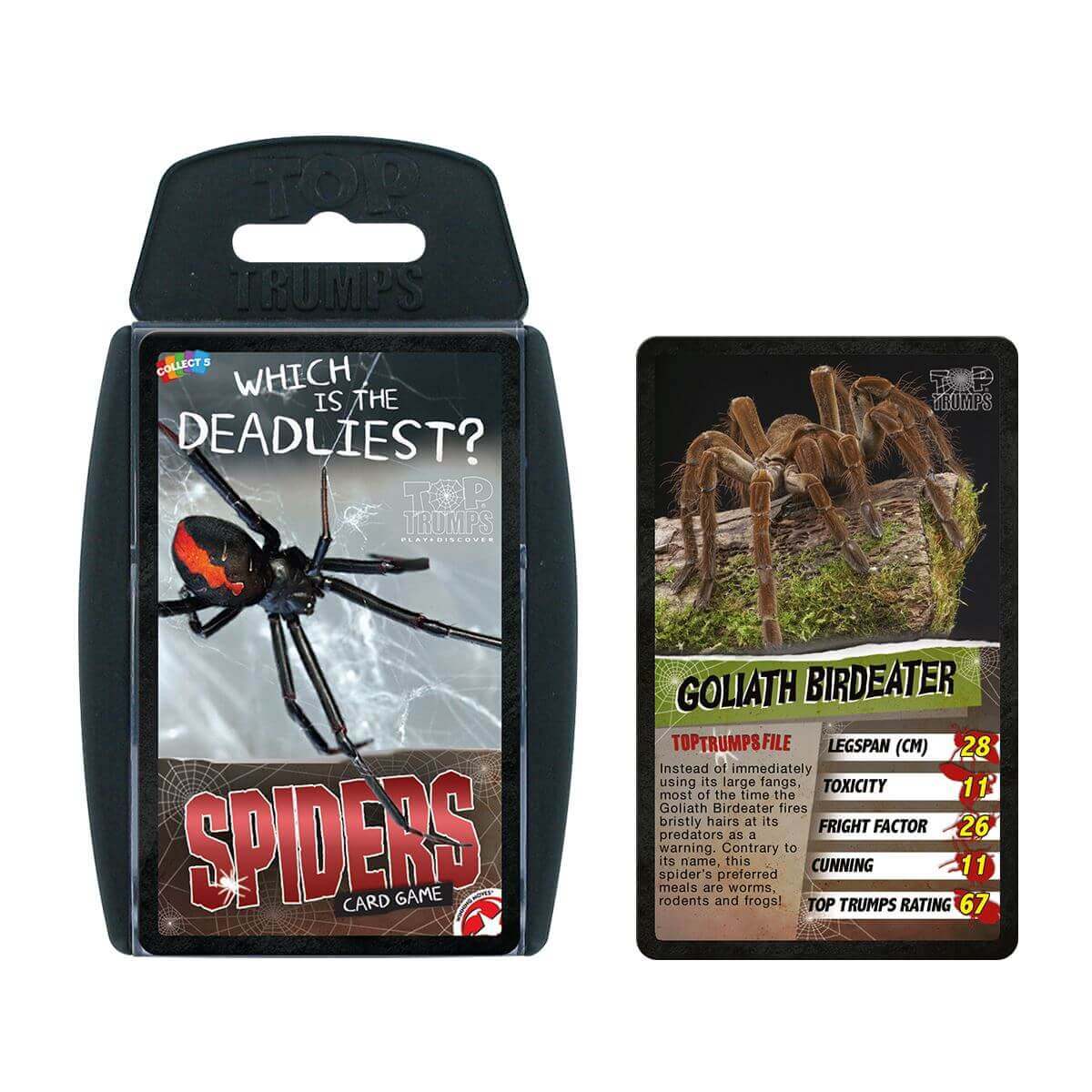 Creepy Crawlies Top Trumps 3 Pack Card Game Bundle