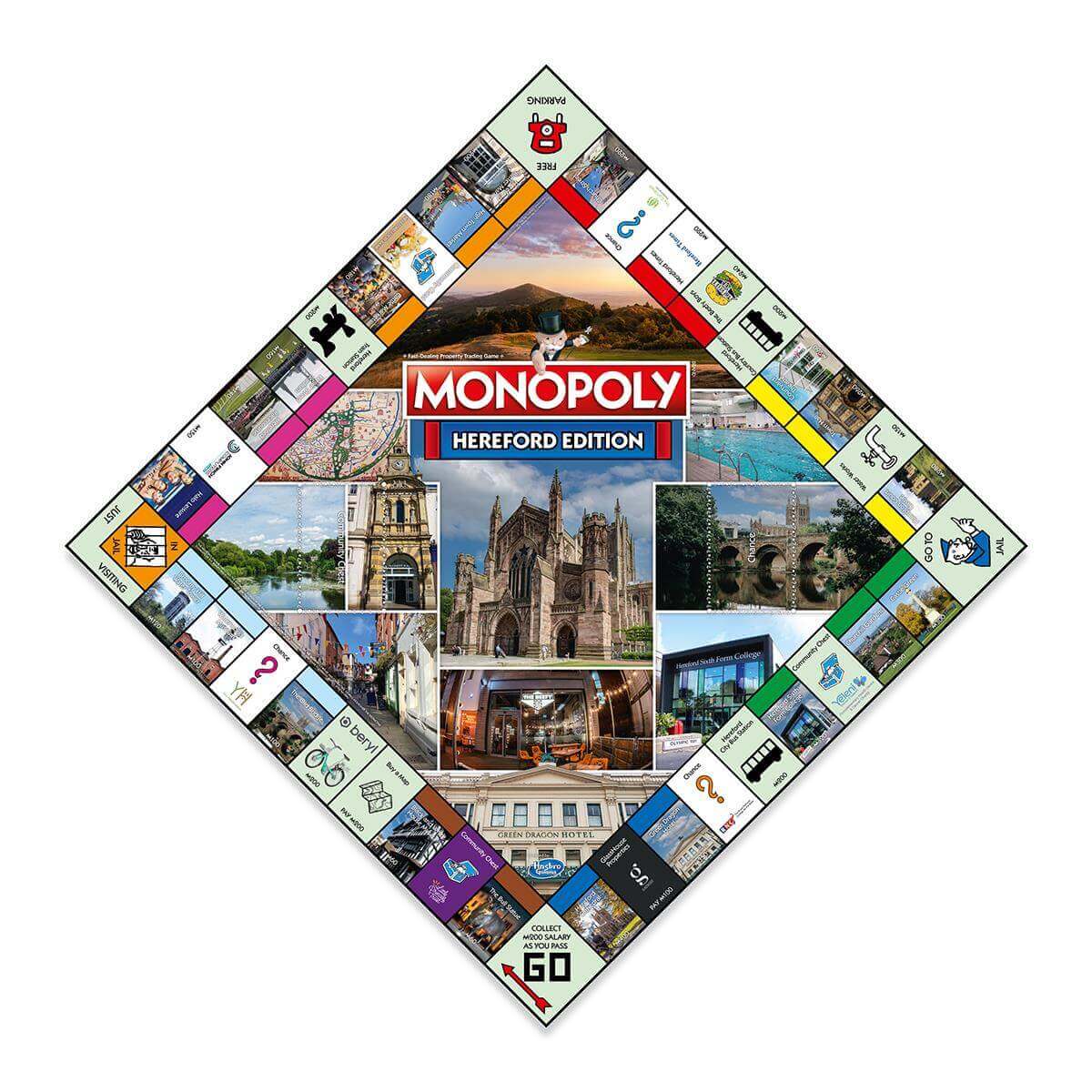 Hereford Monopoly Board Game | Winning Moves UK