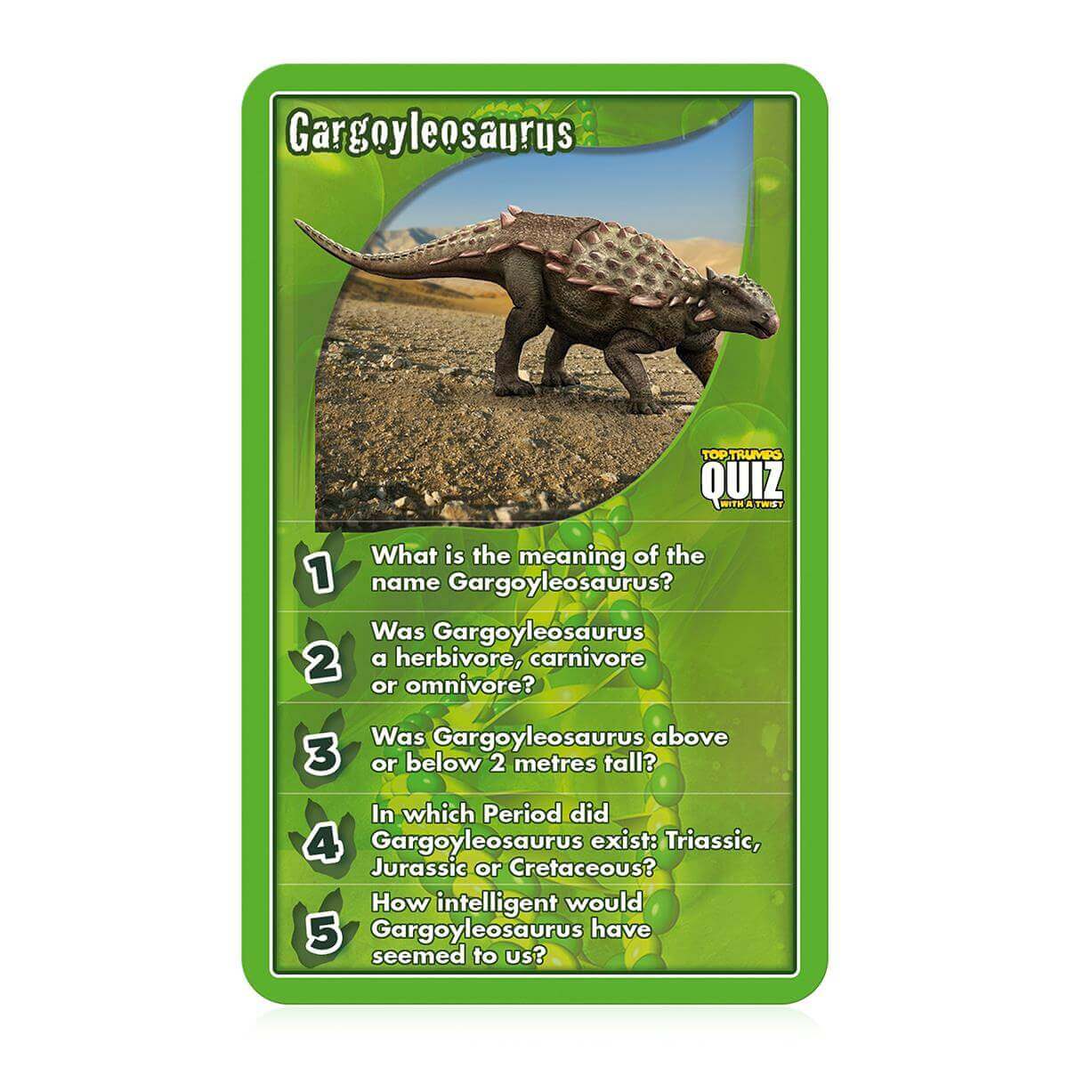 Dinosaurs Top Trumps Quiz Card Game