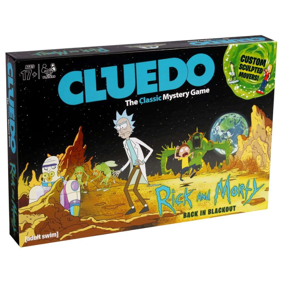 Rick and Morty Cluedo Mystery Board Game