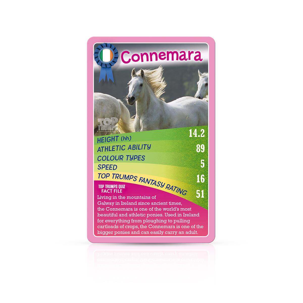 Horses, Ponies & Unicorns Top Trumps Card Game
