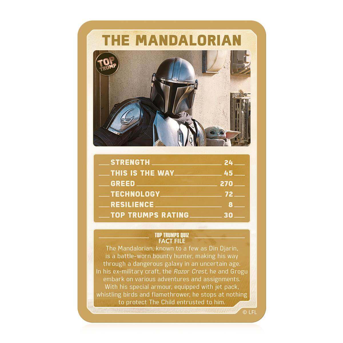 Star Wars : The Mandalorian Top Trumps Card Game | Winning Moves UK