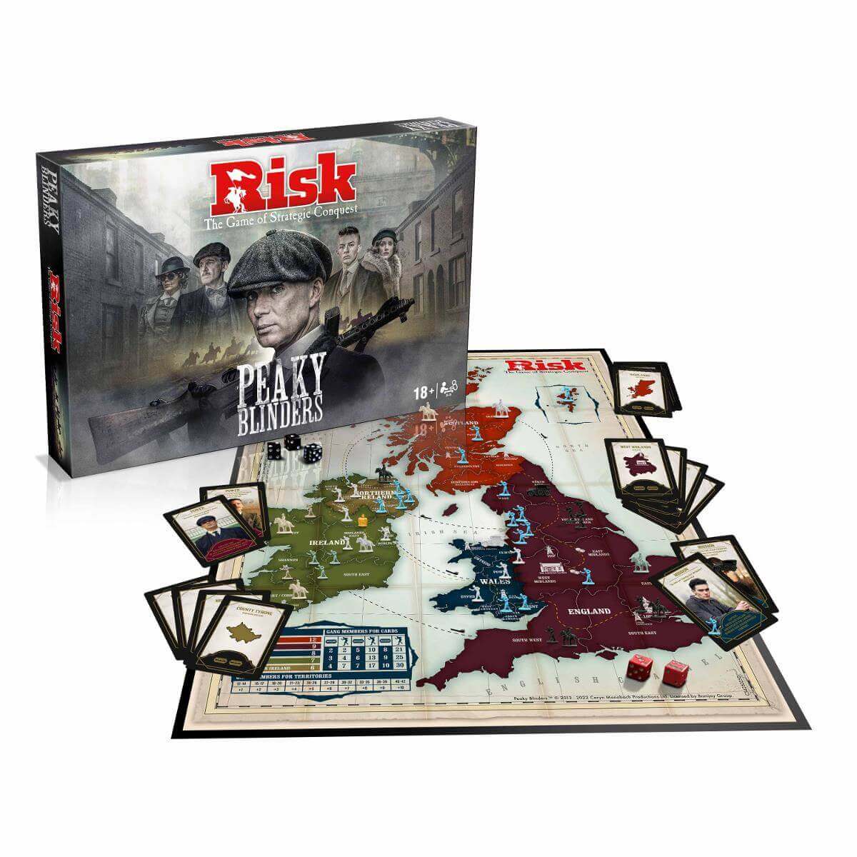 Peaky Blinders Risk Strategy Board Game | Winning Moves UK