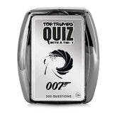 James Bond Top Trumps Quiz Game Card Game