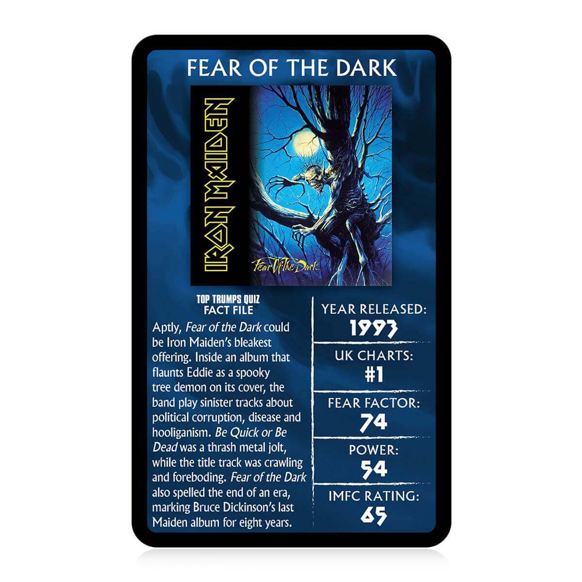 Iron Maiden Top Trumps Card Game | Winning Moves UK