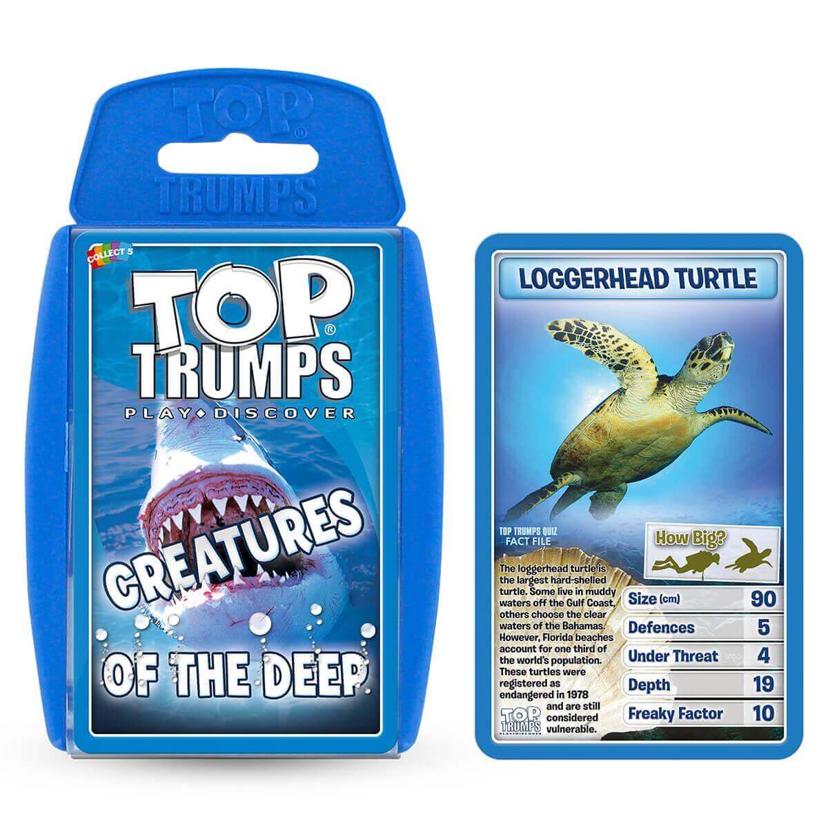 Deadliest Predators Top Trumps 3 Pack Card Game Bundle | Winning Moves UK