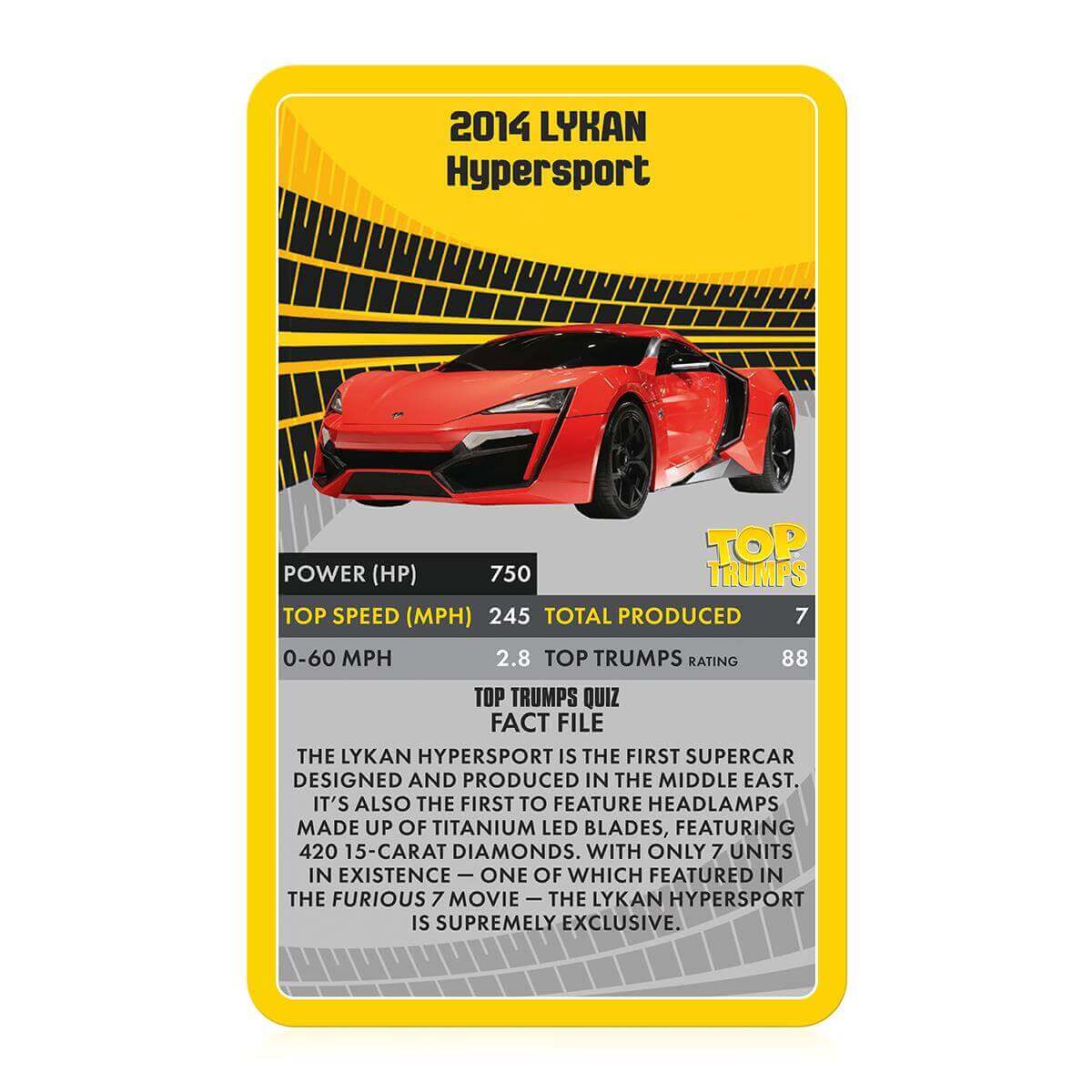 Supercars Top Trumps Card Game – Winning Moves UK