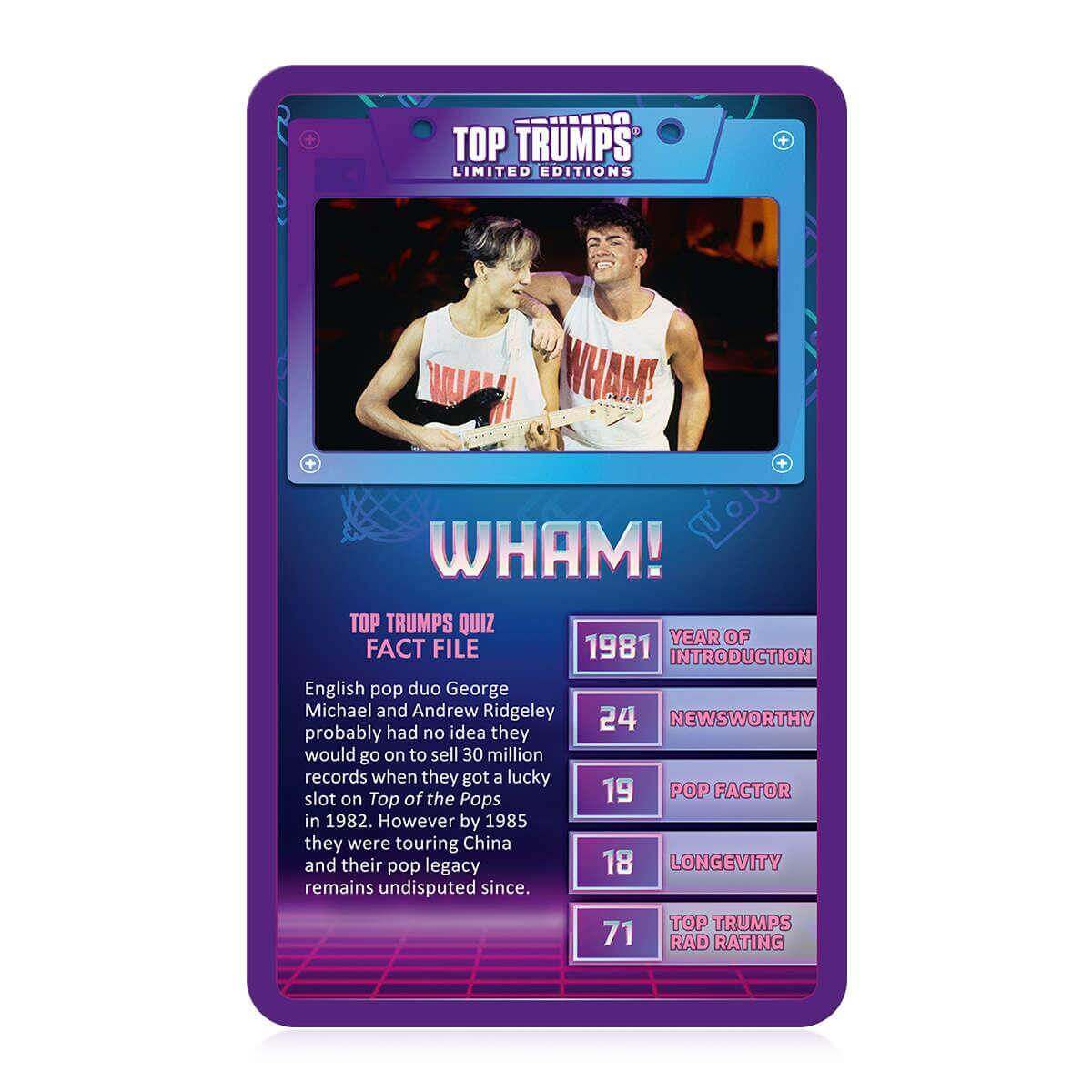 1980's Top Trumps Card Game