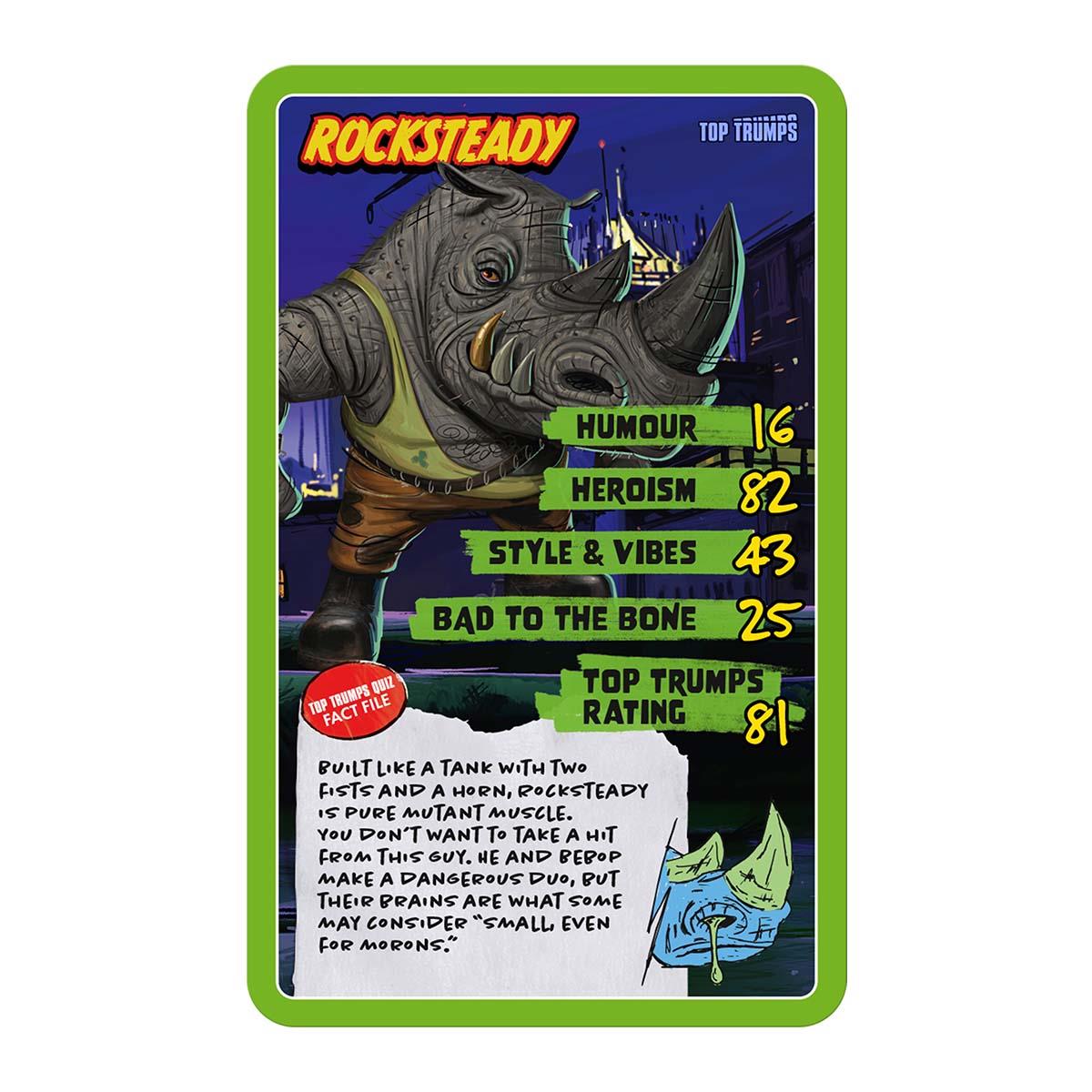 Teenage Mutant Ninja Turtles Top Trumps Card Game