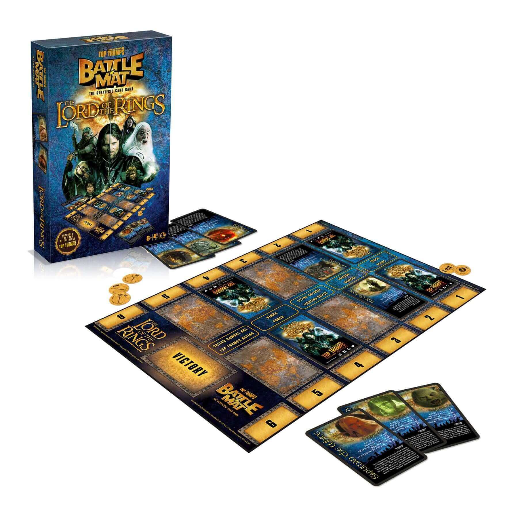 Lord of the Rings Top Trumps Battle Mat Card Game – Winning Moves UK