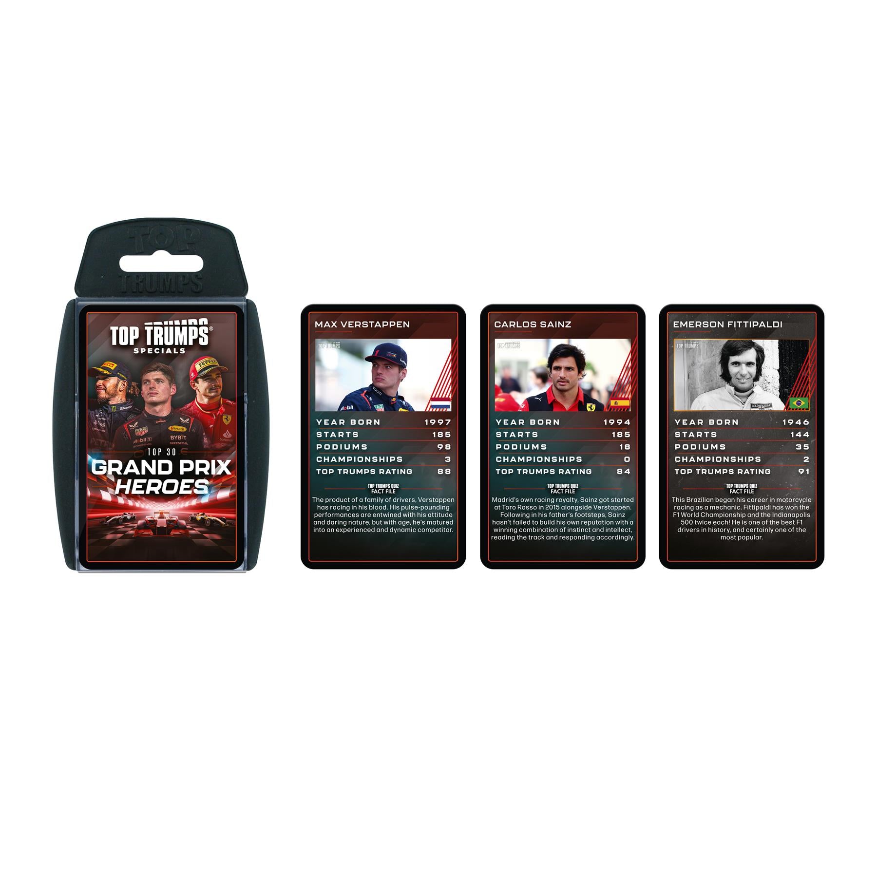 Grand Prix Heroes Top Trumps Card Game