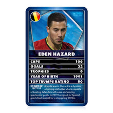 Load image into Gallery viewer, World Football Stars  Blue Top Trumps Card Game
