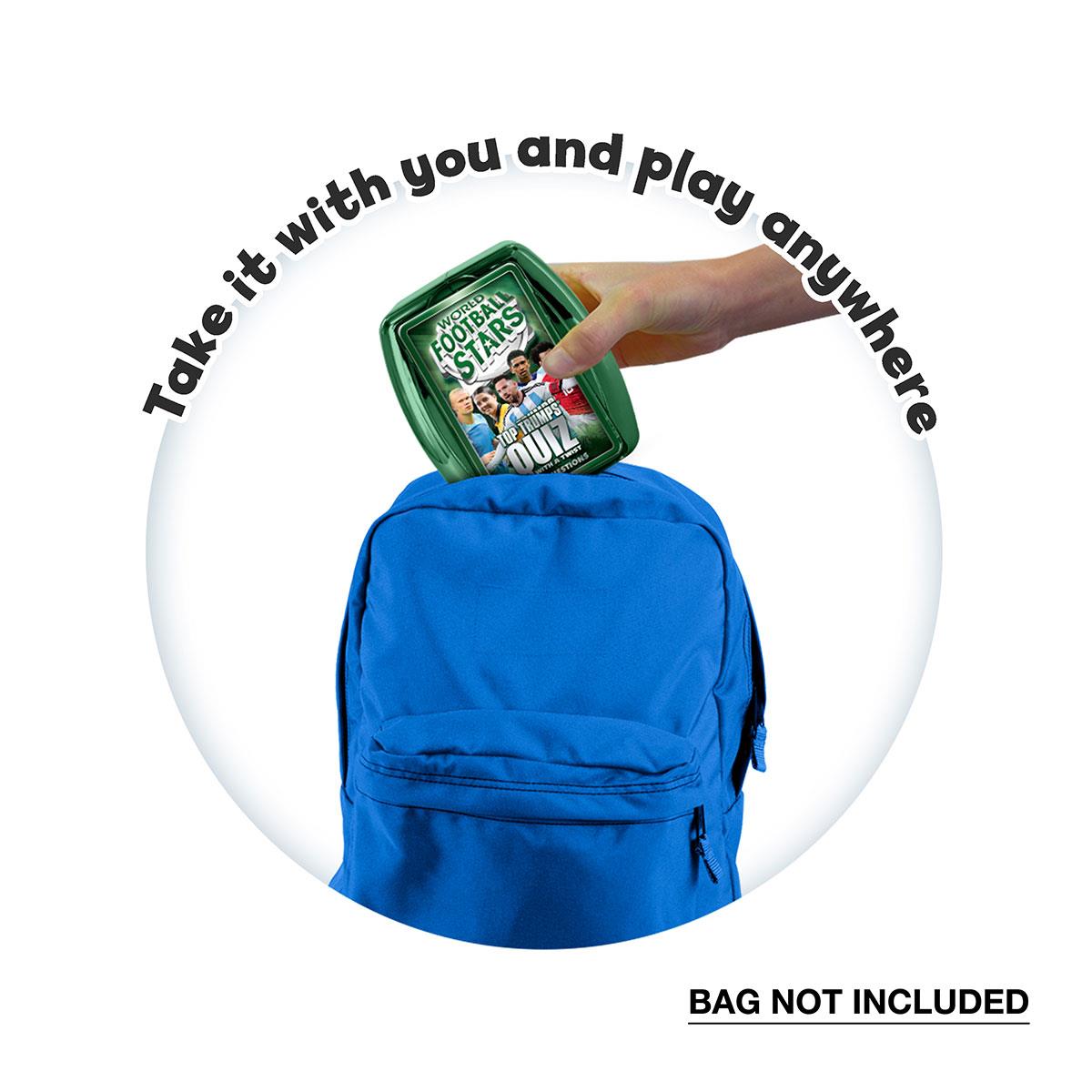 World Football Stars Green Top Trumps Quiz Card Game | Winning Moves UK