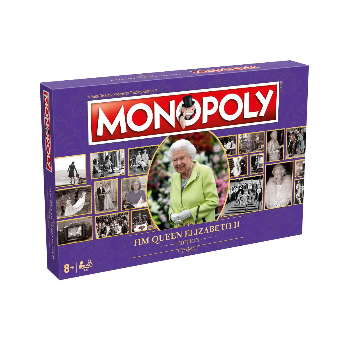HM Queen Elizabeth II Monopoly Board Game | Winning Moves UK