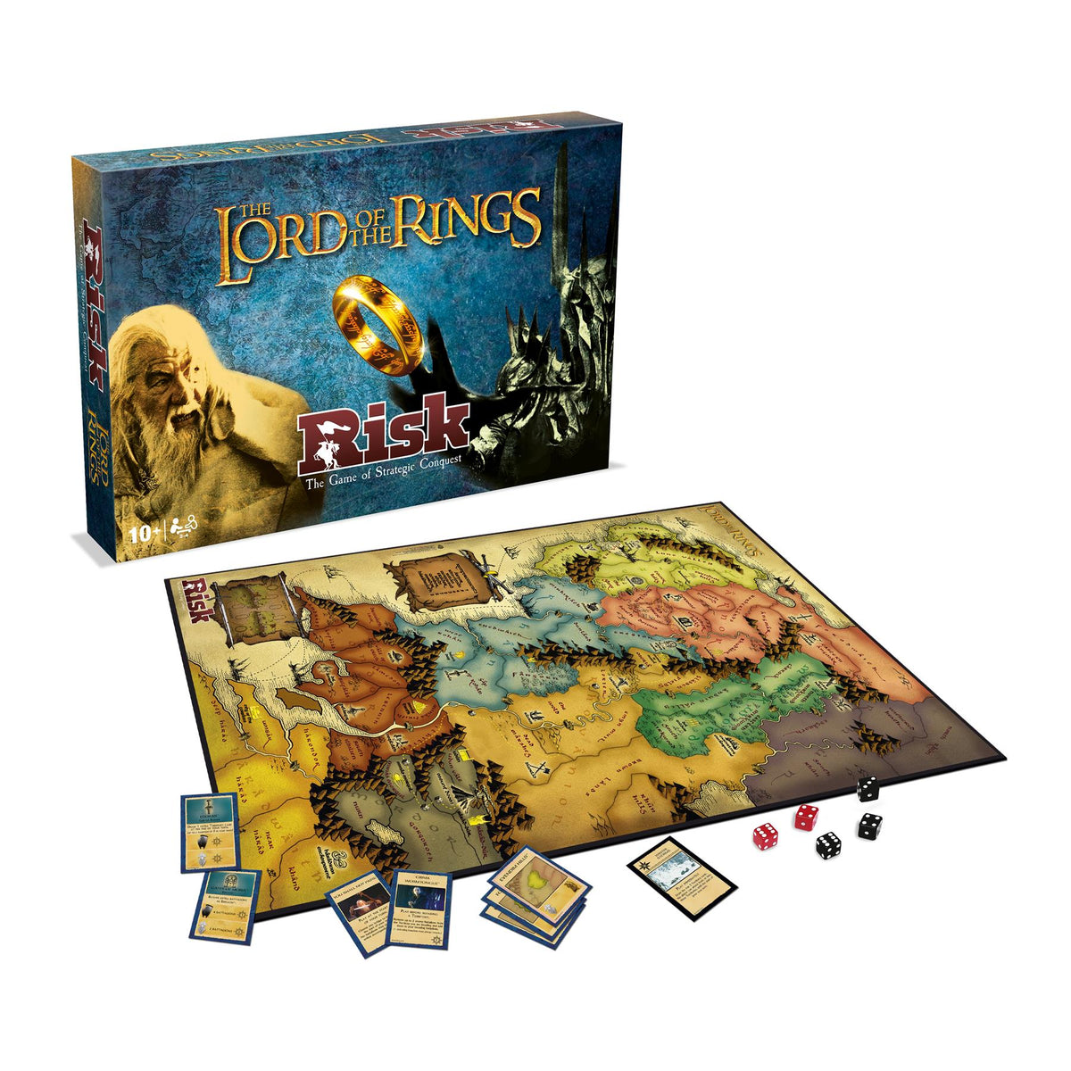 Lord of the Rings Risk Strategy Board Game