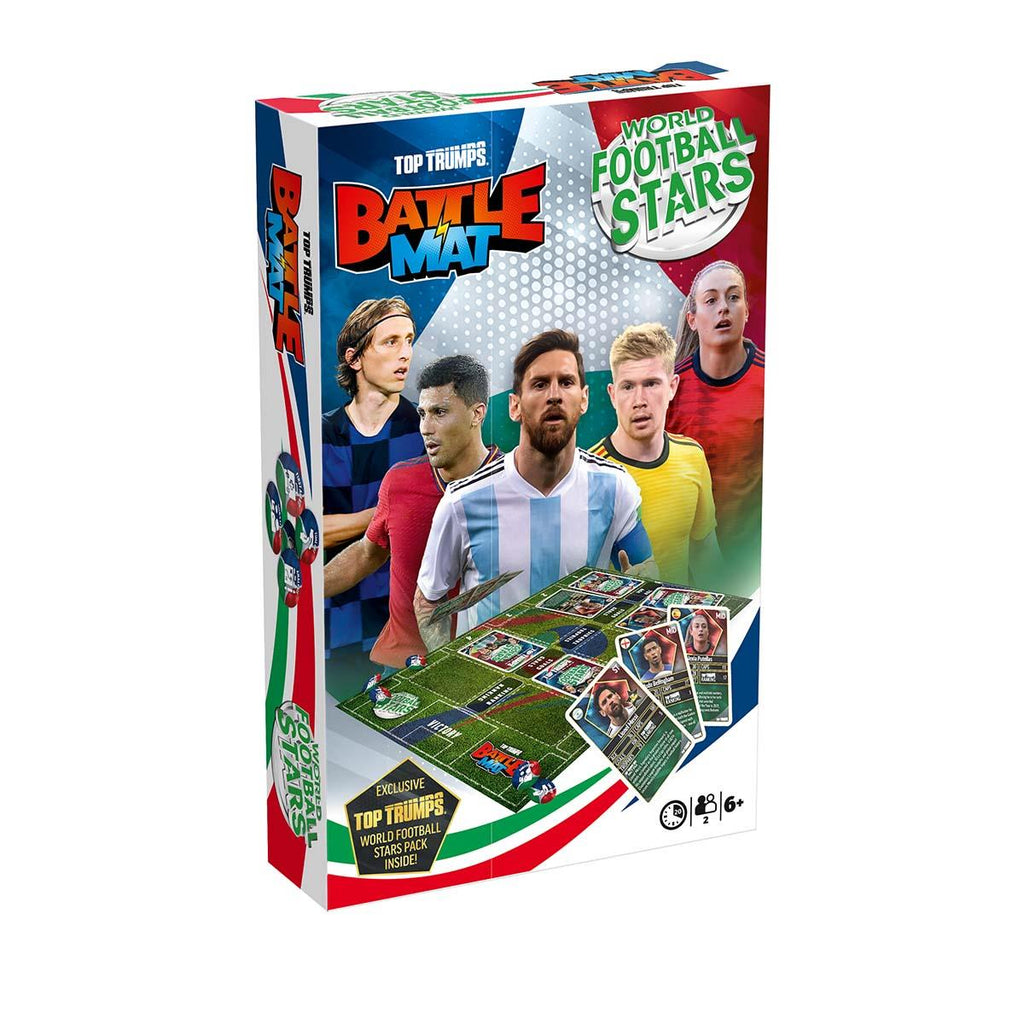 Top tramps 2003 ワールドフットボールスターズ World Football Stars Top Trumps Battle Mat Card Game