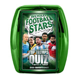 World Football Stars Green Top Trumps Quiz Card Game | Winning Moves UK