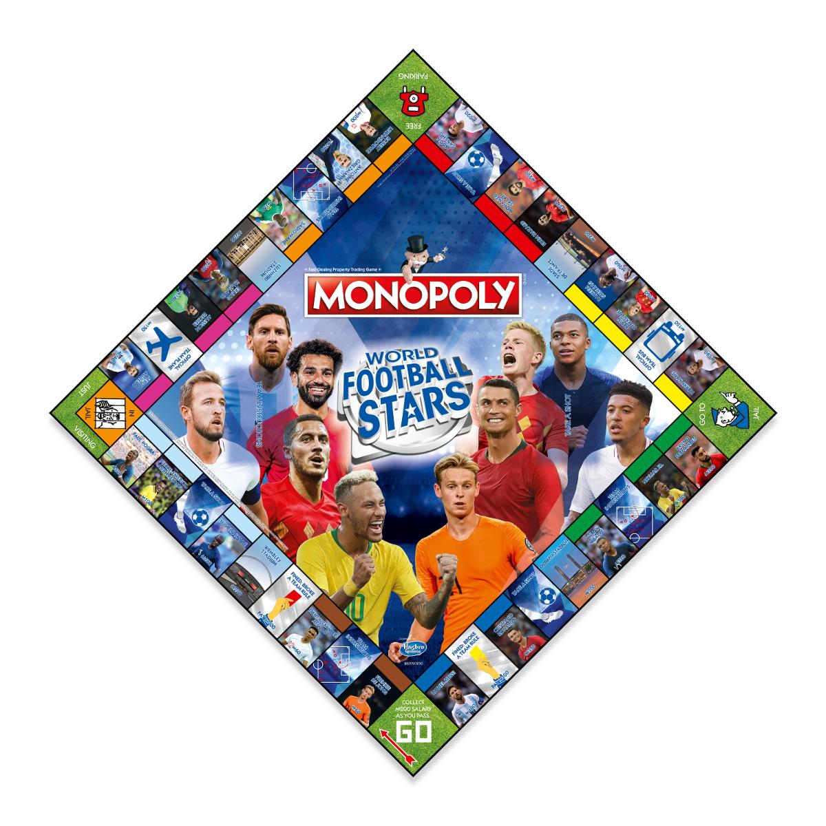 World Football Stars Monopoly Board Game | Winning Moves UK