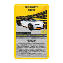 Load image into Gallery viewer, Supercars Top Trumps Card Game
