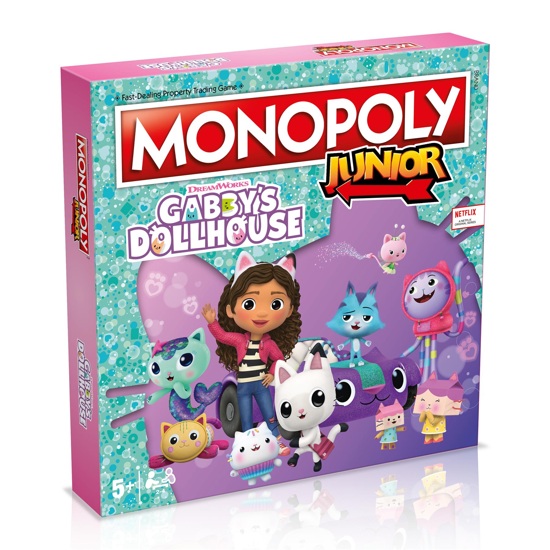 Gabby's Dollhouse Junior Monopoly Board Game
