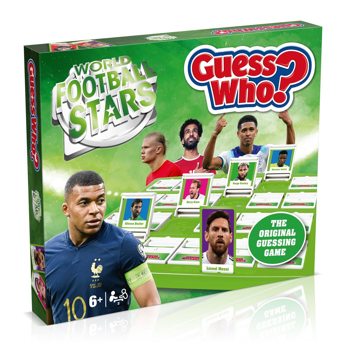 Guess Who World Football Stars Green Guessing Game