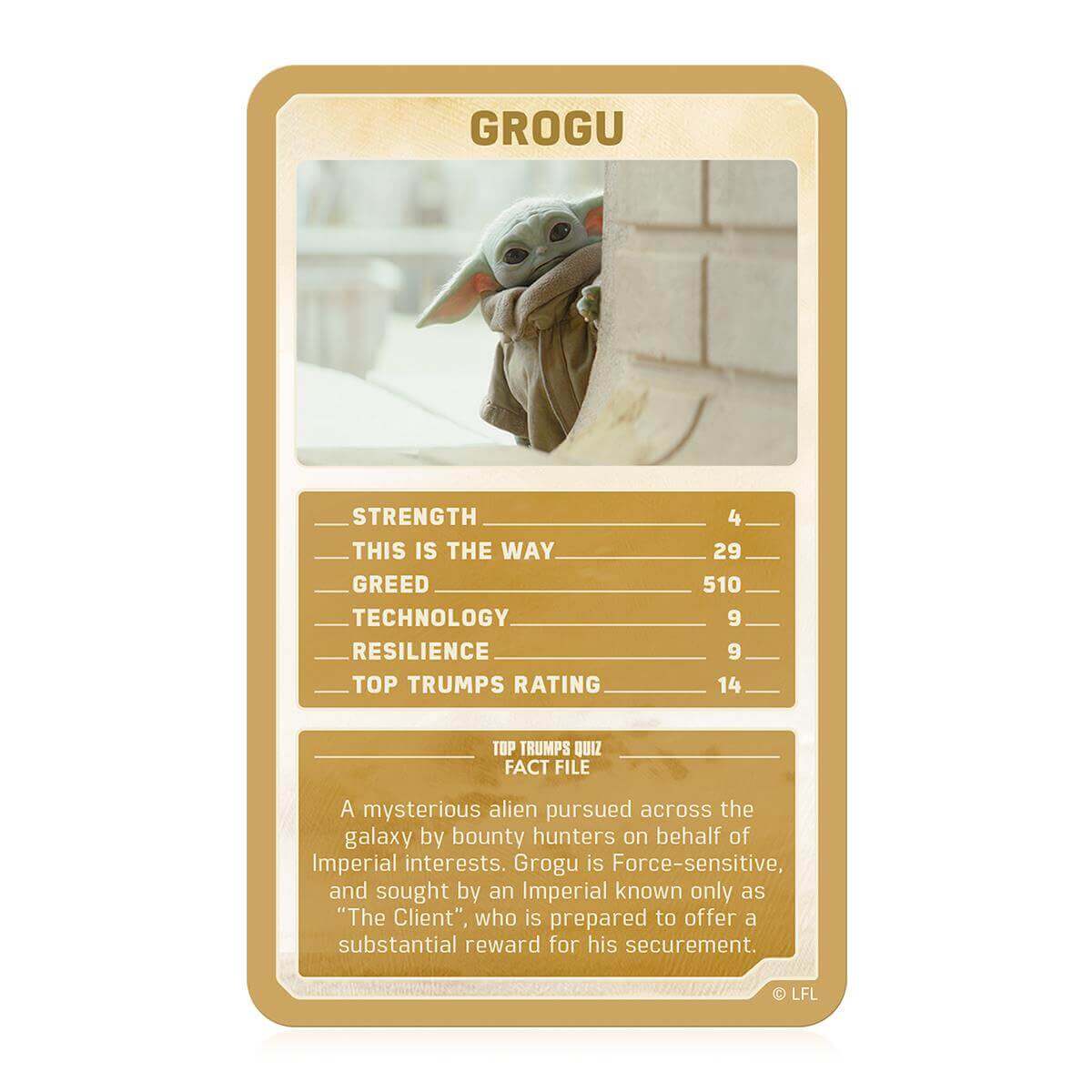 Star Wars : The Mandalorian Top Trumps Card Game