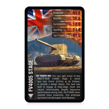 Load image into Gallery viewer, World of Tanks Top Trumps Card Game
