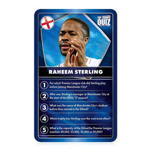 Load image into Gallery viewer, World Football Stars Blue Top Trumps Quiz Card Game