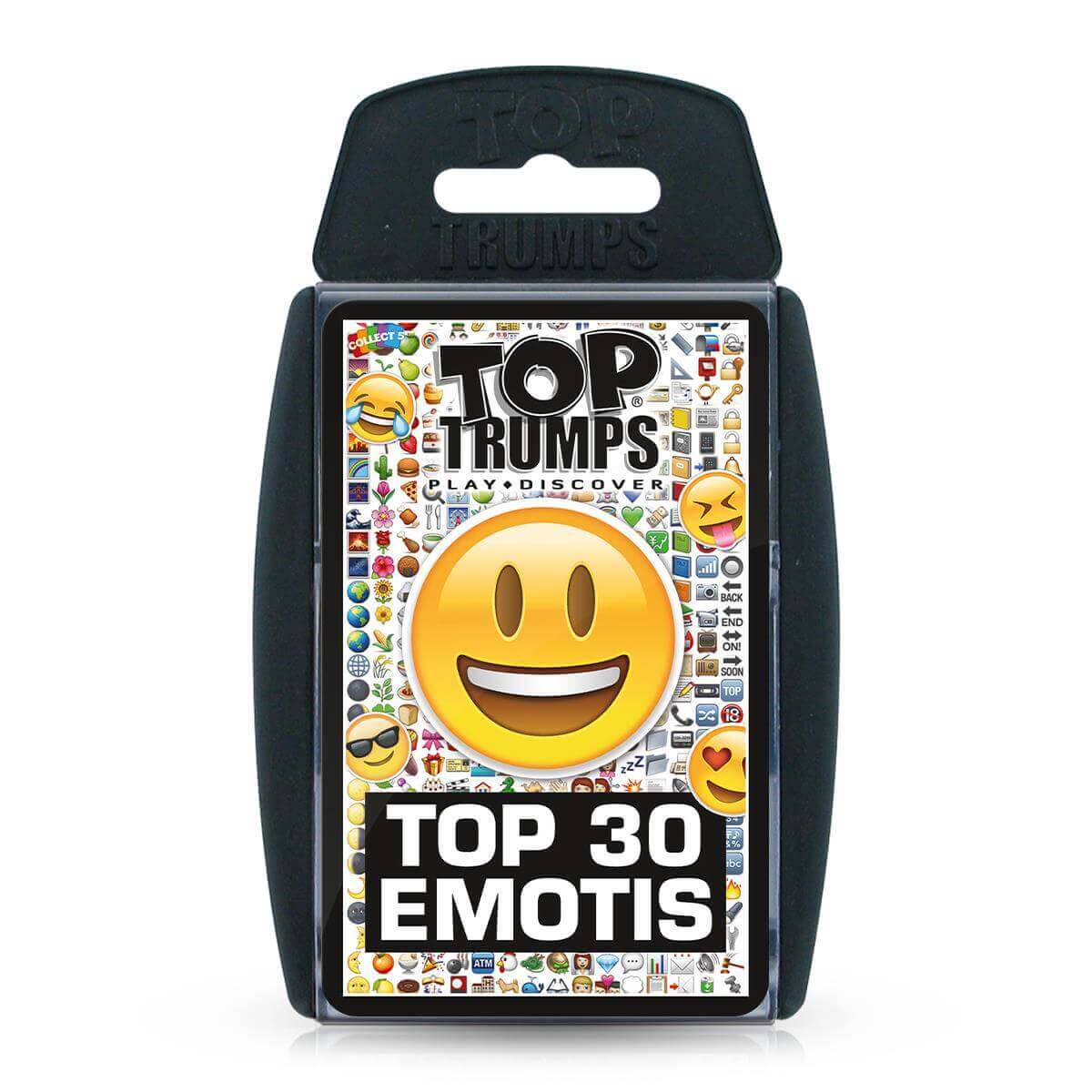 Top 30 Emotis Top Trumps Card Game