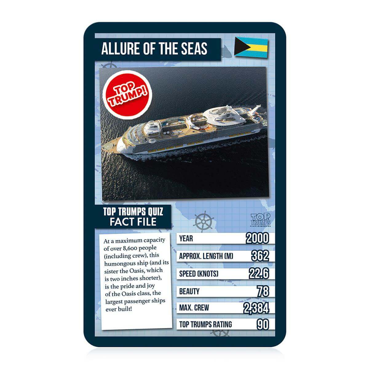 World Famous Ships Top Trumps Card Game