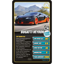 Load image into Gallery viewer, Sports Cars Top Trumps Card Game
