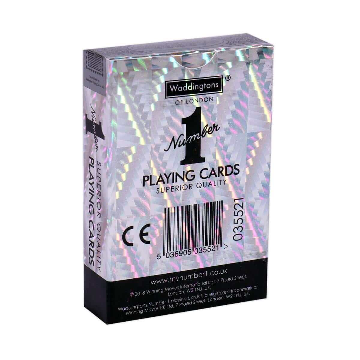 Classic Platinum Waddingtons Number 1 Playing Cards