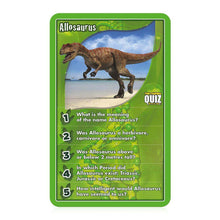 Load image into Gallery viewer, Dinosaurs Top Trumps Quiz Card Game