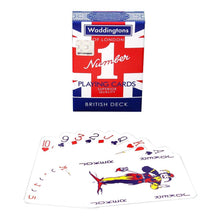 Load image into Gallery viewer, Union Jack Waddingtons Number 1 Playing Cards
