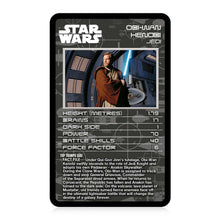 Load image into Gallery viewer, Star Wars Episodes 1-3 Top Trumps Card Game
