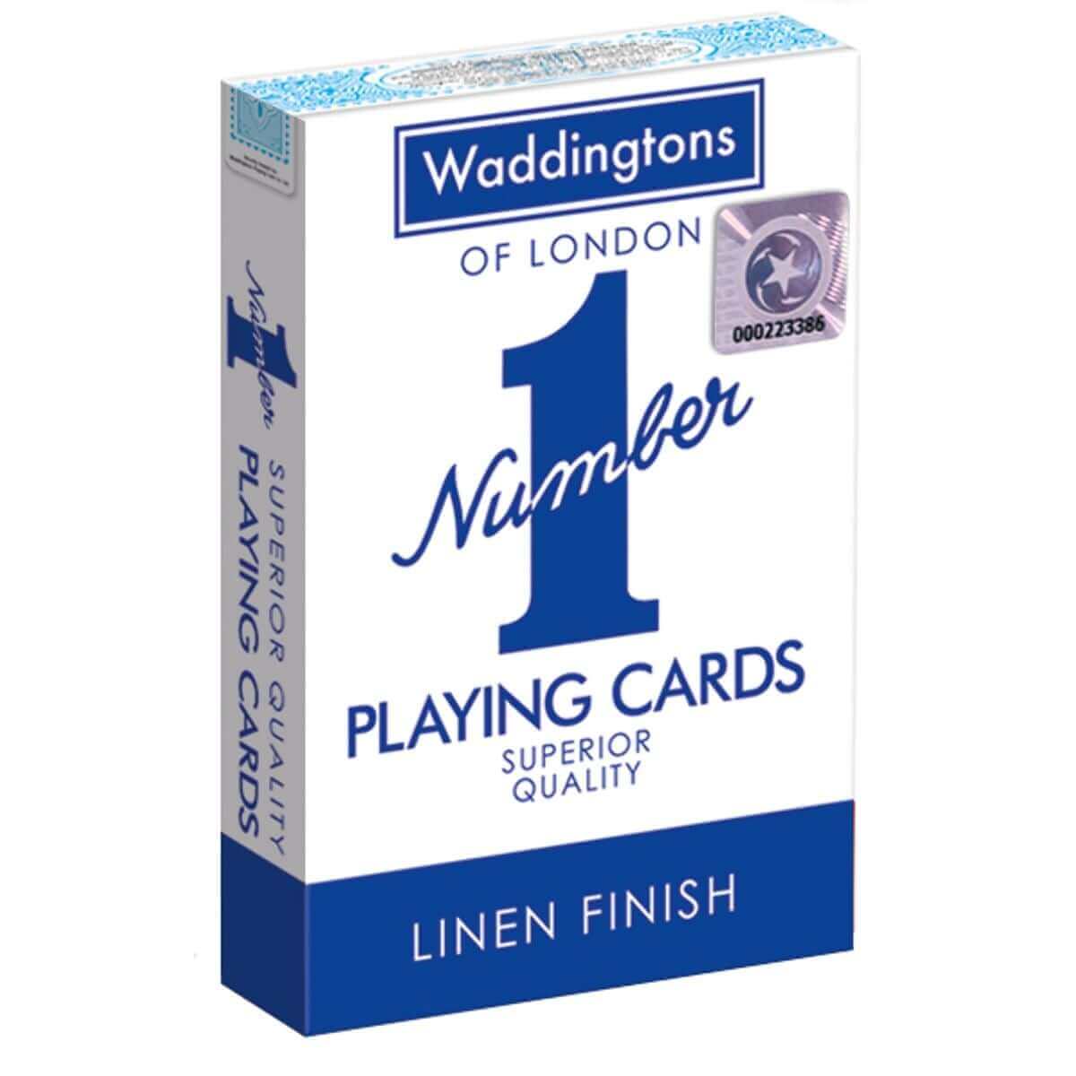 Classic Blue Waddingtons Number 1 Playing Cards