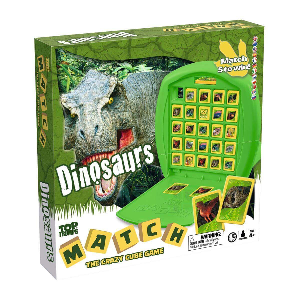 Dinosaurs Top Trumps Match - The Crazy Cube Game