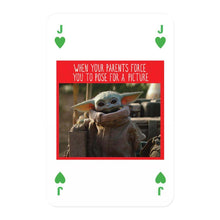 Load image into Gallery viewer, Star Wars The Mandalorian &#39;The Child&#39; Waddingtons Number 1 Playing Cards
