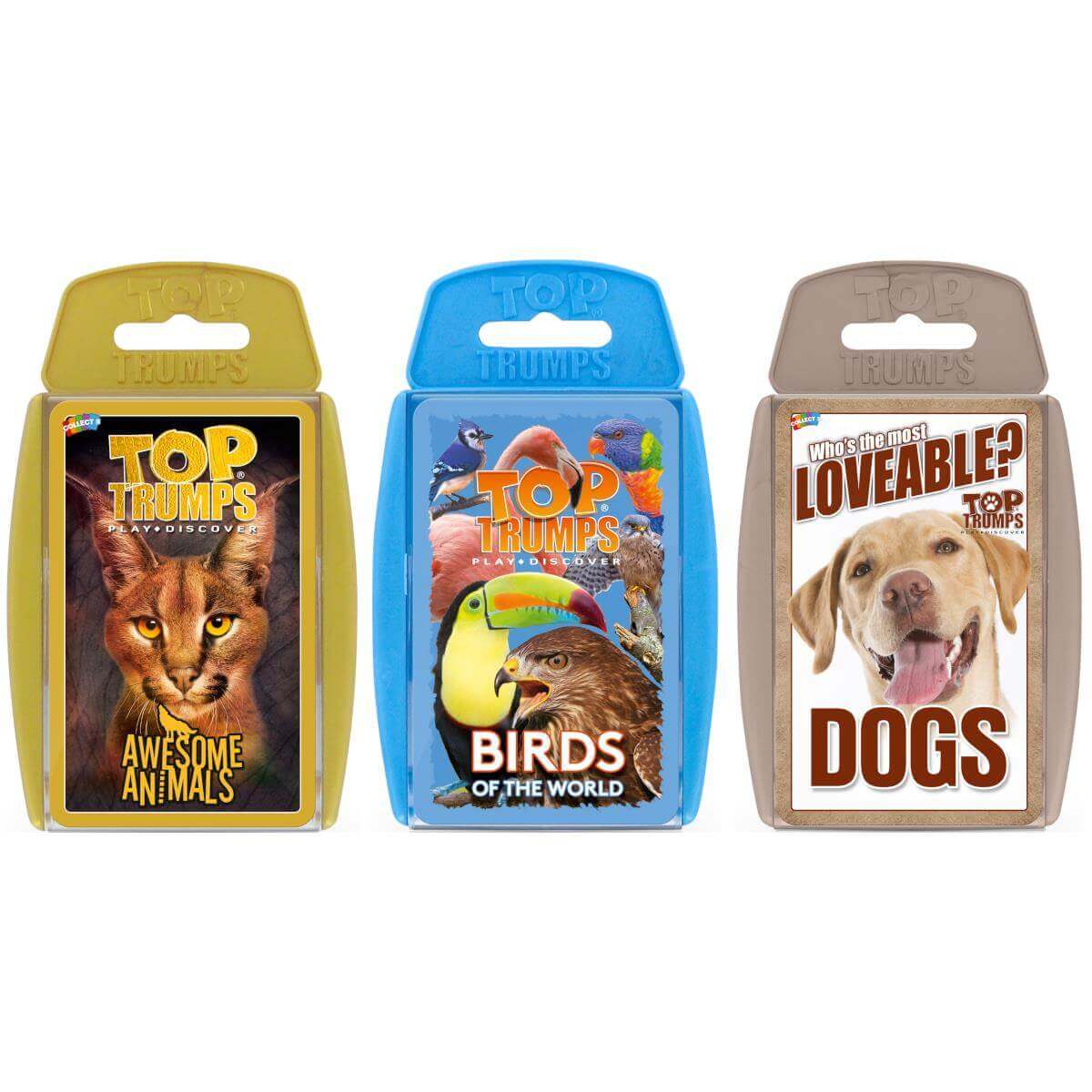 Awesome Animals Top Trumps 3 Pack Bundle