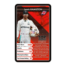 Load image into Gallery viewer, Grand Prix Heroes Top Trumps Card Game
