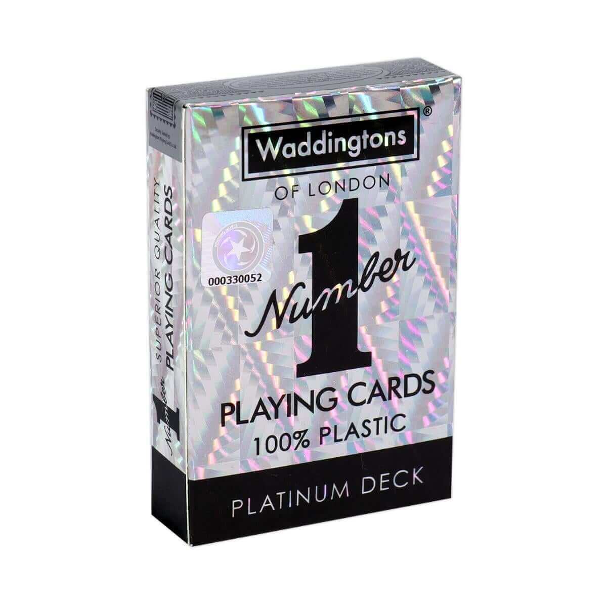 Classic Platinum Waddingtons Number 1 Playing Cards