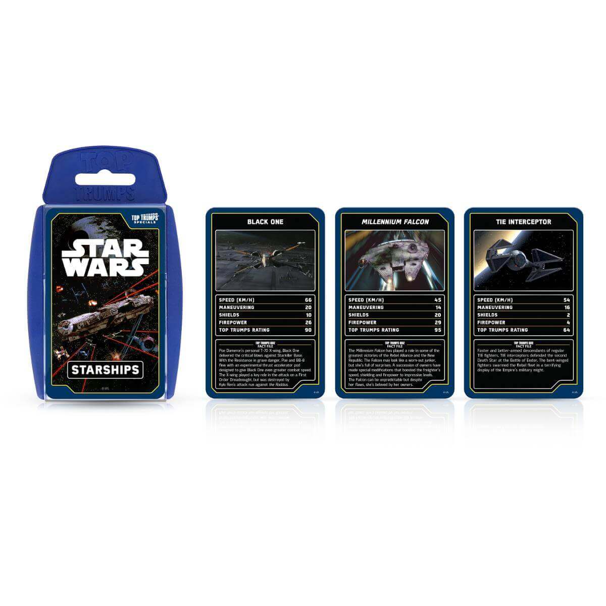 Star Wars Starships Top Trumps Card Game