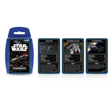 Load image into Gallery viewer, Star Wars Starships Top Trumps Card Game
