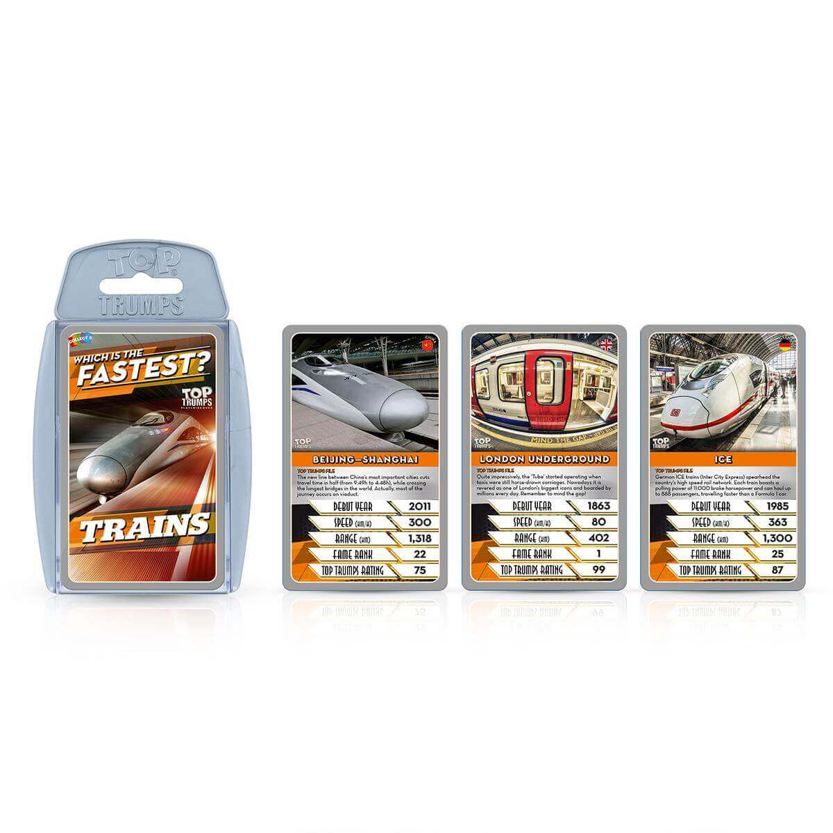 Trains Top Trumps Card Game