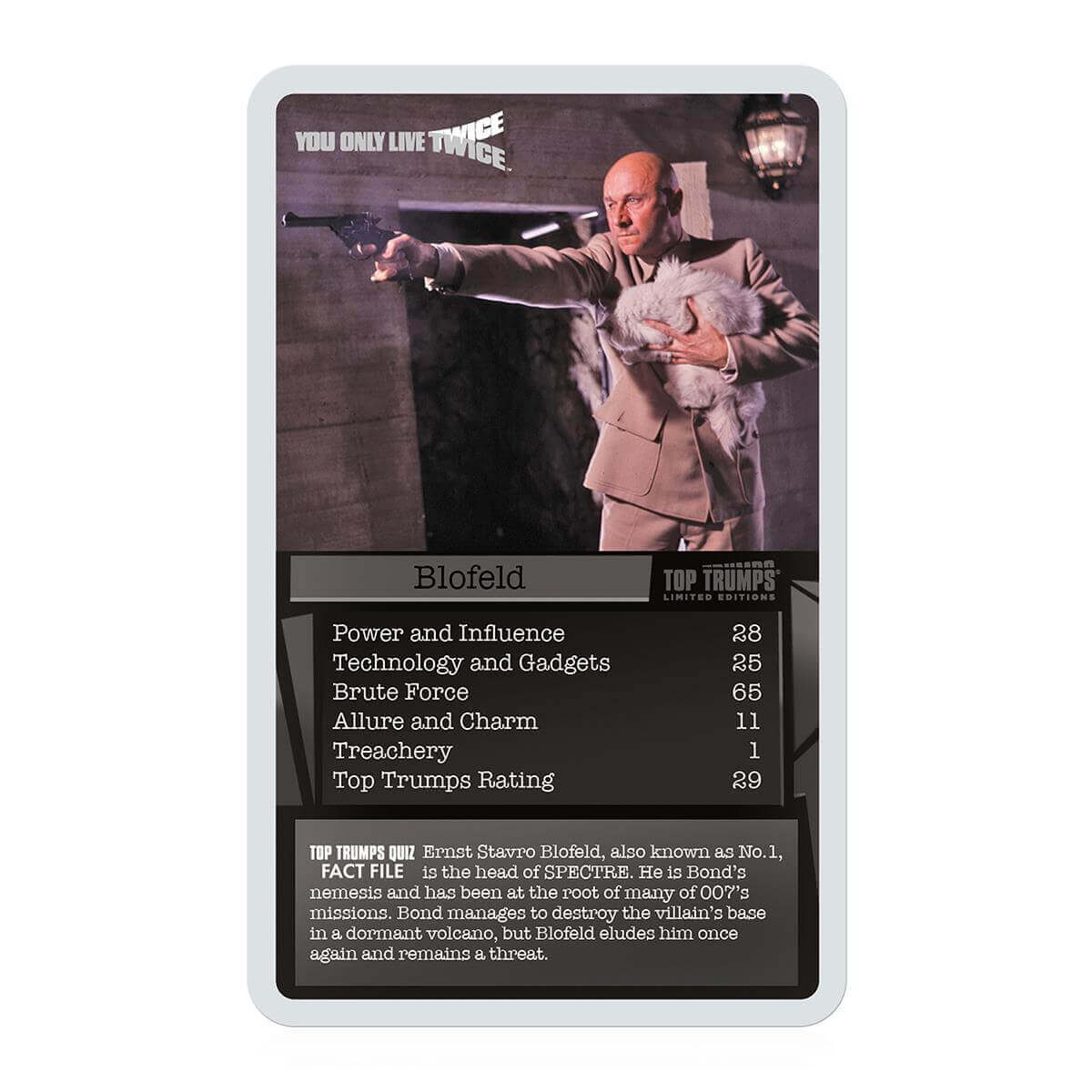 James Bond 'Every Assignment' Top Trumps Card Game