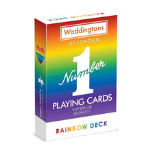 Load image into Gallery viewer, Rainbow Waddingtons Number 1 Playing Cards
