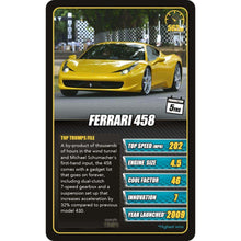 Load image into Gallery viewer, Sports Cars Top Trumps Card Game
