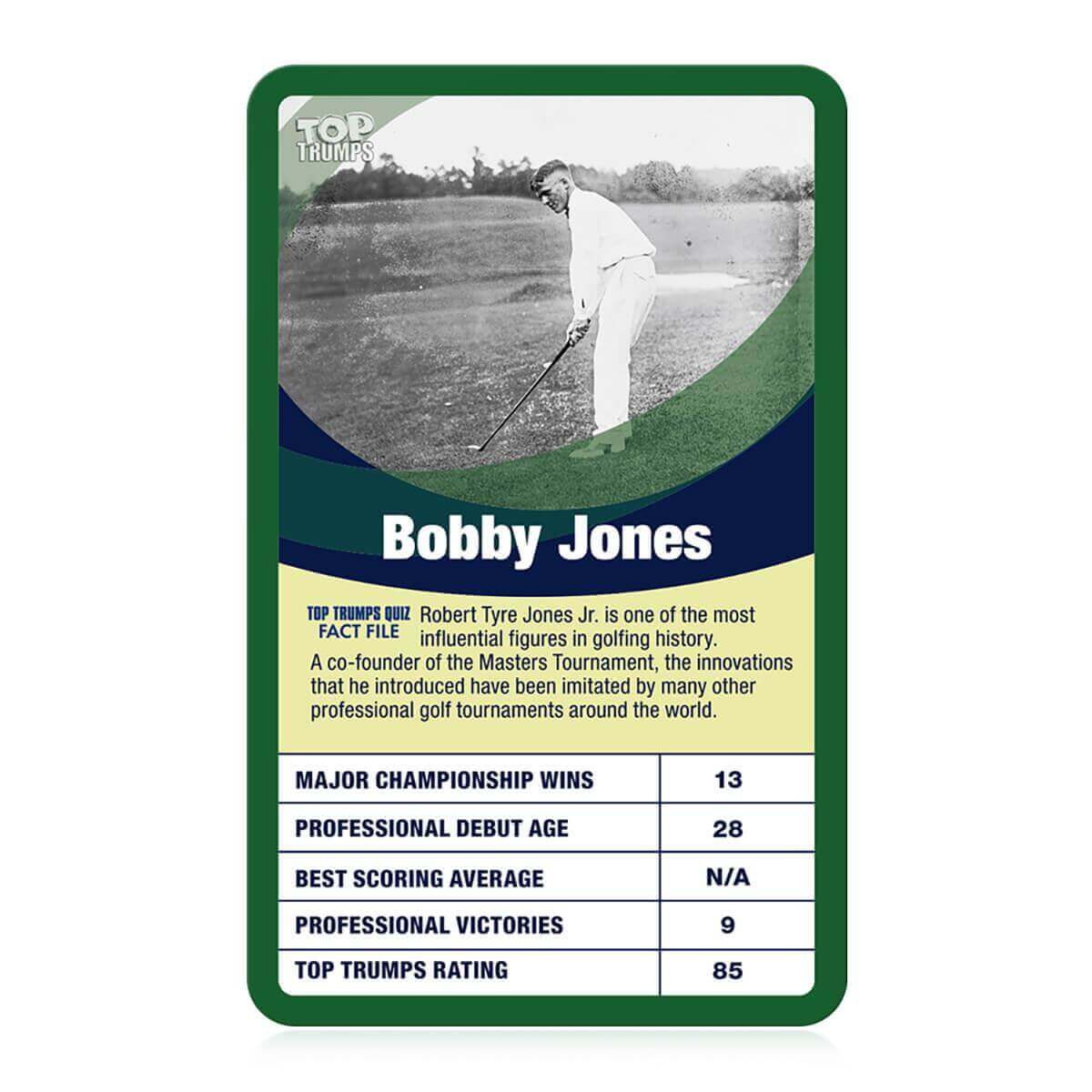 Greatest Golfers Top Trumps Card Game | Top 30 Golf Legends