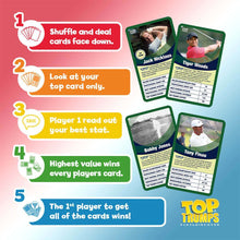 Load image into Gallery viewer, Greatest Golfers Top Trumps Card Game | Top 30 Golf Legends
