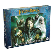 Load image into Gallery viewer, The Lord of the Rings Heroes of Middle Earth 1000 Piece Jigsaw Puzzle
